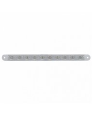 UP38945-10 LED 9" Light Bar (Stop, Turn & Tail) - Red LED/Clear Lens