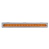 UP37514-Stainless Light Bracket With 14 LED 12" Sequential Light Bar (Left to Right) - Amber LED/Amber Lens
