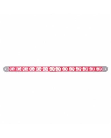 UP38949-14 LED 12" Light Bar (Stop, Turn & Tail) - Red LED/Clear Lens