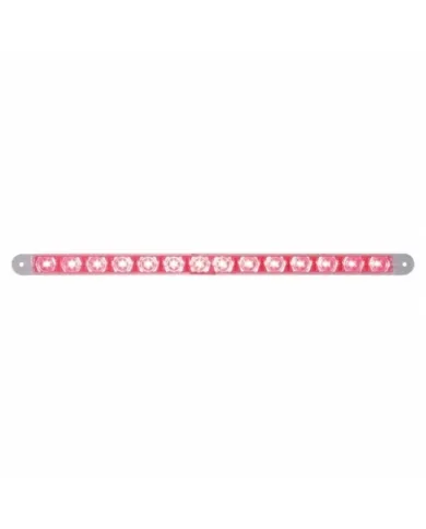 UP38949-14 LED 12" Light Bar (Stop, Turn & Tail) - Red LED/Clear Lens
