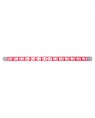 UP38949-14 LED 12" Light Bar (Stop, Turn & Tail) - Red LED/Clear Lens