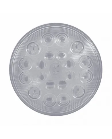 UP39207-21 LED "Competition Series" 4" Round Light (Stop, Turn & Tail) - Red LED/Clear Lens