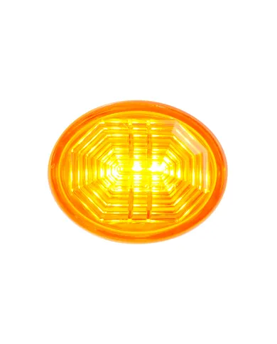 UP39240-3 LED Oval Clearance/Marker Light-Amber LED/Amber Lens