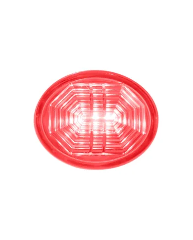 UP39241-3 LED Oval Clearance/Marker Light-Red LED/Red Lens