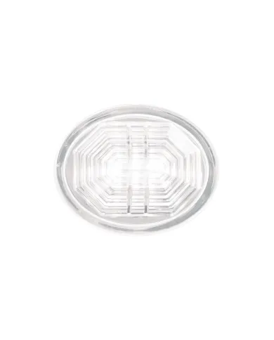 UP39244-3 LED Oval Auxiliary Light-White LED/Clear Lens