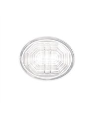 UP39244-3 LED Oval Auxiliary Light-White LED/Clear Lens