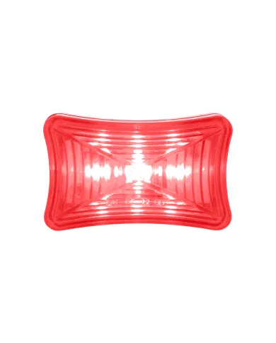 UP39246-3 LED Rectangular Clearance/Marker Light-Red LED/Red Lens