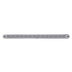 UP37524-14 LED 12" Sequential Light Bar With Bezel - Amber LED/Clear Lens