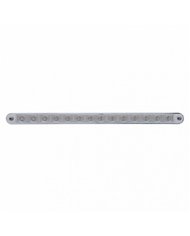 UP39609-14 LED 12" Light Bar With Bezel (Stop, Turn & Tail) - Red LED/Clear Lens