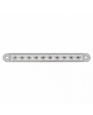 UP39687B-10 LED 6-1/2" Light Bar Only (Stop, Turn & Tail) - Red LED/Clear Lens (Bulk)