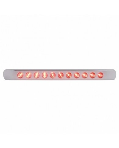 UP39691-11 LED 17" Light Bar With Bezel (Stop, Turn & Tail) - Red LED/Red Lens