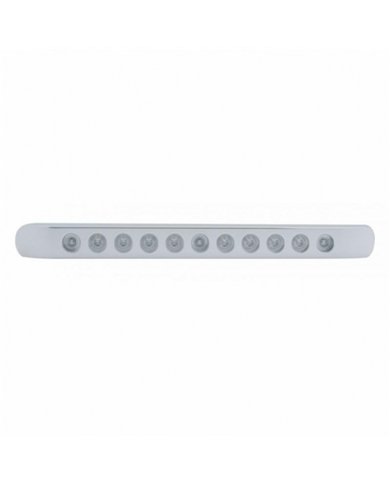 UP39693-11 LED 17" Light Bar With Bezel (Stop, Turn & Tail) - Red LED/Clear Lens