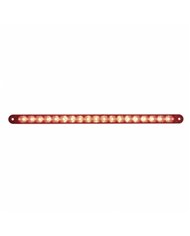 UP39774-19 LED 12" Reflector Light Bar (Stop, Turn & Tail) - Red LED/Red Lens