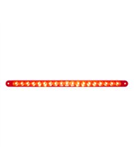 UP39774B-19 LED 12" Reflector Light Bar (Stop, Turn & Tail) - Red LED/Red Lens (Bulk)