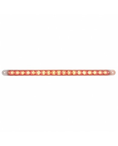 UP39776-19 LED 12" Reflector Light Bar (Stop, Turn & Tail) - Red LED/Clear Lens