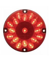 UP39961B-17 LED 7" Light (Stop, Turn & Tail) - Red LED/Red Lens (Bulk)