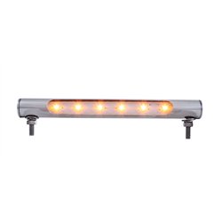 UP37586-6 LED Stainless Steel Tube Light - Amber LED