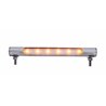 UP37586-6 LED Stainless Steel Tube Light - Amber LED