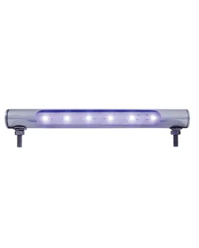 UP37587-6 LED Stainless Steel Tube Light - Blue LED