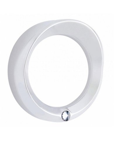 UP40653-Signature Series Speed/Tachometer Gauge Cover With Visor For Kenworth - Clear Crystal