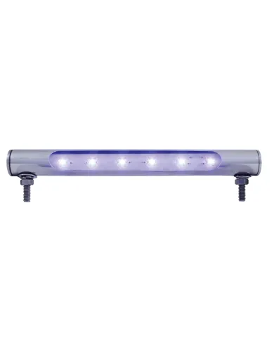 UP37587-6 LED Stainless Steel Tube Light - Blue LED