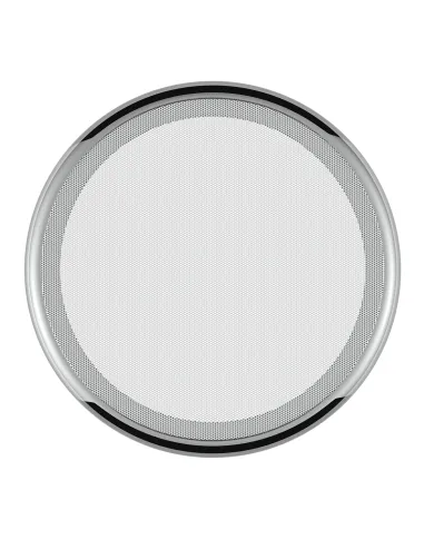 UP40917-Chrome 7- " Round Speaker Cover For Peterbilt 389 (2008+), 388 (2008-2014), 379/378/335/330 (1995-2000), Snap-