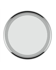 UP40917-Chrome 7- " Round Speaker Cover For Peterbilt 389 (2008+), 388 (2008-2014), 379/378/335/330 (1995-2000), Snap-