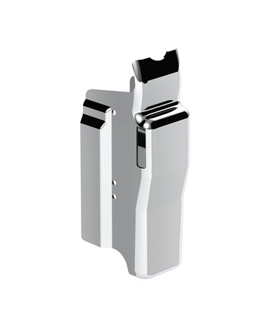 UP40949-Chrome Plastic Mid Steering Column Cover For Peterbilt 379/378 (1998-2005), 335 (2005-2010), 330 (2000-2010)