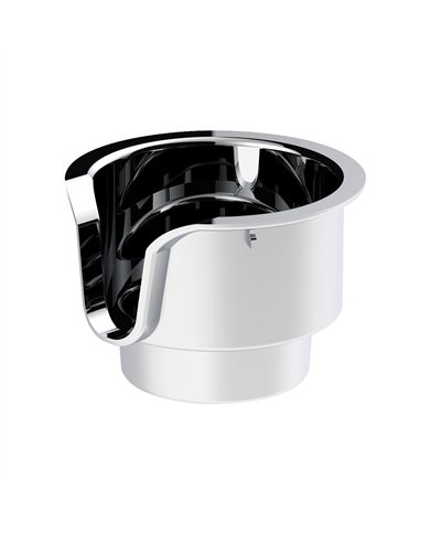 UP40963-Chrome Cup Holder Insert For Kenworth W900/T800/T600 (2002-2008) & Peterbilt 379/378 (2001-2005)