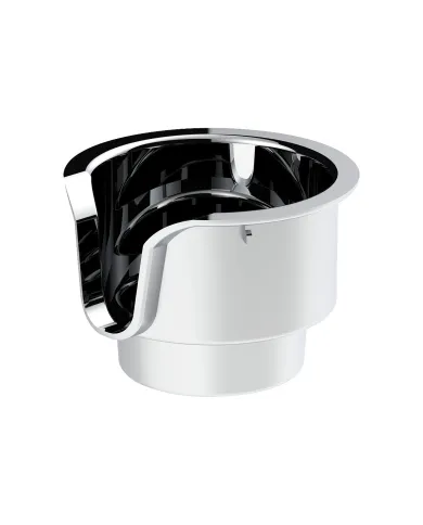 UP40963-Chrome Cup Holder Insert For Kenworth W900/T800/T600 (2002-2008) & Peterbilt 379/378 (2001-2005)