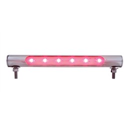UP37588-6 LED Stainless Steel Tube Light - Red LED