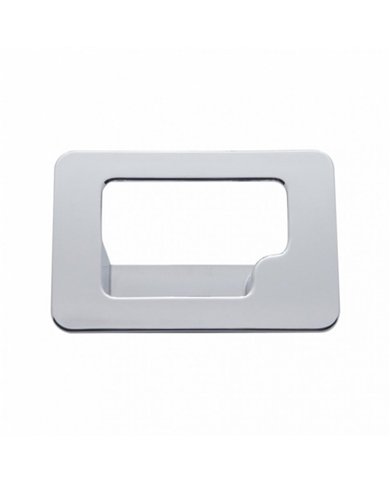 UP41084-Chrome Plastic Glove Box Latch Trim For Peterbilt 389 (2008+), 387 (2001-2010), & Kenworth T600 (2002-2006)