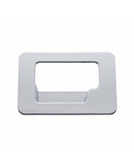 UP41084-Chrome Plastic Glove Box Latch Trim For Peterbilt 389 (2008+), 387 (2001-2010), & Kenworth T600 (2002-2006)