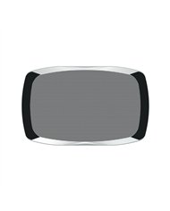 UP41185-Chrome Rectangular Speaker Cover For Peterbilt 389 (2008+), 388 (2008-2014),& 335 (2006-2014)