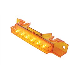 UP37593-6 LED Exterior Visor Light For 1996-2024 Volvo VNL-Amber LED/Amber Lens