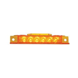 UP37593-6 LED Exterior Visor Light For 1996-2024 Volvo VNL-Amber LED/Amber Lens