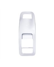 UP41552-Chrome Plastic Door Switch Cover For 2013-2024 Kenworth T680-Driver (Without Power Mirrors)