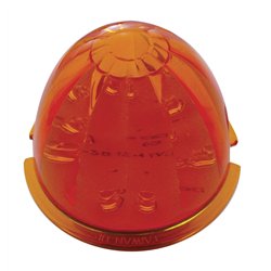 UP37595-17 LED Watermelon Cab Light - Amber LED/Dark Amber Lens