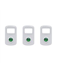 UP41705-Rocker Switch Cover For Kenworth/Peterbilt- Green Crystal (Card of 3)