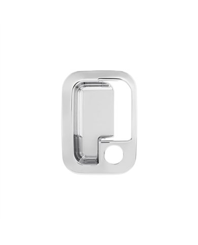 UP41710-Chrome Exterior Door Handle Cover For 2003+ Kenworth & 2004+Peterbilt Trucks - Driver