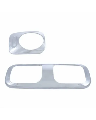 UP41734-Chrome Dome Light Cover For Peterbilt 389 (2008+), 388 (2008-2014), 387 (2006-2010), 386/384 (2006-2016)