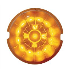 UP37595-17 LED Watermelon Cab Light - Amber LED/Dark Amber Lens
