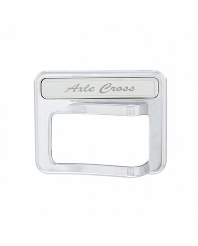 UP41773-Chrome Rocker Switch Cover For Peterbilt 579 (2013-2019) & 567 (2014-2018)- Axle Cross