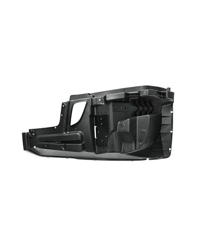 UP41789-Bumper Reinforcement With Wheel Aero Trim Holes For 2018-2024 Freightliner Cascadia - Driver
