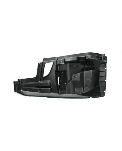 UP41789-Bumper Reinforcement With Wheel Aero Trim Holes For 2018-2024 Freightliner Cascadia - Driver