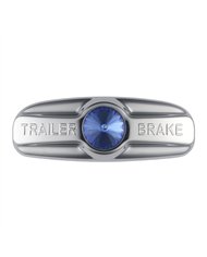 UP41992-Trailer Brake Cover W/Crystal For Freightliner Century 1996-2011, Columbia 2001-2017- Blue Crystal