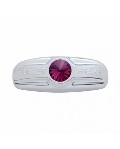 UP41995-Trailer Brake Cover W/Crystal For Freightliner Century 1996-2011, Columbia 2001-2017- Purple Crystal