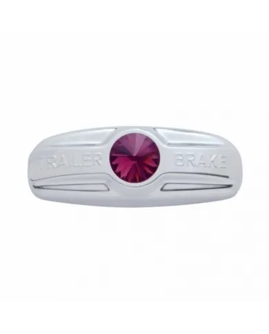 UP41995-Trailer Brake Cover W/Crystal For Freightliner Century 1996-2011, Columbia 2001-2017- Purple Crystal