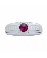 UP41995-Trailer Brake Cover W/Crystal For Freightliner Century 1996-2011, Columbia 2001-2017- Purple Crystal