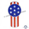 UP10966-Chrome Die Cast USA Flag Emblem